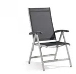 Sieger Bodega Klappsessel Aluminium graphit 6-fach verstellbar