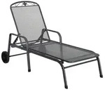 MWH Savoy Rollliege Iron Grey, R&uuml;ckenlehne verstellbar