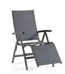 Sieger Bodega Relaxsessel Aluminium eisengrau klappbar