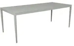 Brafab Bigby Diningtisch Aluminium 195x90cm, Dusty green