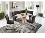 Niehoff Lisa Polsterbank anthrazit, langer Schenkel links, 202 x 152cm