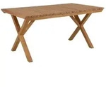 Brafab Julita Teak natur Tisch 150 x 90cm Staboptik