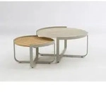 Zebra Fly Lounge Tisch-Set, light taupe
