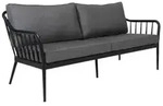 Brafab Coleville 2,5-Sitzer Aluminium schwarz, inkl. Kissen