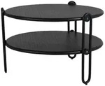 Brafab Blixt Loungetisch Aluminium schwarz, 65cm