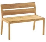 Niehoff Ann Anstellelement 140cm, Teak natur ge&ouml;lt
