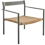 Brafab DK Loungesessel Aluminium Nordic green, stapelbar