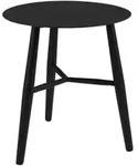 Brafab Vannes Beistelltisch rund 45cm, H=50cm Aluminium schwarz