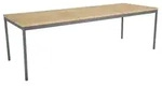 Brafab Nox Tisch 238x90cm Teakholz, Gestell Aluminium anthrazit