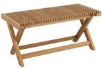 Brafab Julita Bank 90x40cm Teak natur, Staboptik