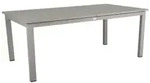 Brafab Lomma Ausziehtisch Aluminium khaki 194-312x100cm