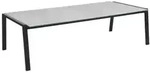 Brafab Lyra Loungtisch 140x75x40cm, Gestell Edelstahl schwarz, Platte Glas 3-D...