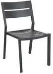 Brafab Delia Diningstuhl, Aluminium Anthrazit, stapbelbar