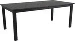 Brafab Lomma Ausziehtisch Aluminium schwarz 194-312x100cm