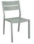 Brafab Delia Diningstuhl, Aluminium Dusty green, stapelbar