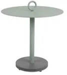 Brafab Niobe Beistelltisch rund 50x48cm, Aluminium Dusty green