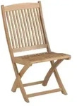 Zebra Bali Klappstuhl aus Teakholz mit ergonomischer Sitzfl&auml;che klappbar