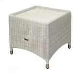 Zebra Loomus Hocker Silk White 48x48x44cm
