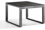 Sieger Loungetisch 60x60x44cm eisengrau, Tischplatte HPL eisengrau