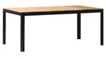 Zebra Bee Gartentisch Aluminium 160x90cm aus Teakholz