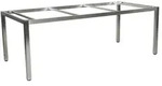 Zebra Opus Tischgestell 210x100cm Edelstahl ohne Tischplatte