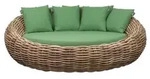 Apple Bee Cocoon Daybed Gr&uuml;n inkl. Kissen 220x220x92cm
