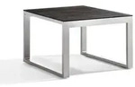 Sieger Loungetisch 60x60x44cm graphit - Tischplatte HPL schiefer