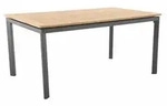 MWH Alutapo Gartentisch Teak, 160x95cm