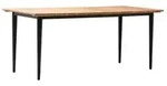 Zebra Spider Aluminium-Gartentisch graphite 160x90cm Teak-Tischplatte