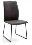 Niehoff Capri Design-Stuhl Gestell schwarz, Bezug Aberdeen anthrazit