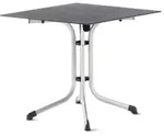 Sieger Klapptisch Polytec Schiefer anthrazit 80x80cm Gestell graphit