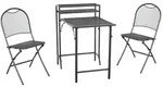 MWH Rodu Balkon Set Iron Grey, klappbar