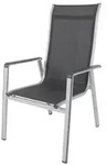 MWH Kedline Stapelsessel Silber