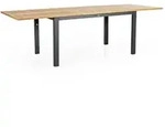Brafab Lyon Ausziehtisch Teak, Gestell Aluminum schwarz, 152-210x92cm