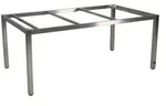 Zebra Opus Tischgestell 160x90cm Edelstahl ohne Tischplatte