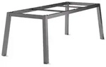Sieger Tischgestell Aluminium Quadratrohr 200x80cm, eisengrau