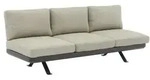 Zebra Sky Lounge 3-Sitzer Edelstahl graphit B: 207 x T 71 x H: 70 cm