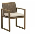 Apple Bee Antigua Dining Sessel Teak coastal mit Sitzkissen