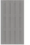 Sichtschutz Jumbo WPC grau - 95x179cm