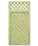 Dichtzaun Gada mit Gitter Fichte kdi 1624 90x180cm