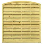 Dichtzaun XL Rundbogen Kiefer kdi 180x180-194 cm 1145