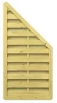 Dichtzaun XL Abschlu&szlig; Kiefer KDI 90x180-90 cm 1158