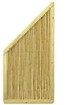 Sichtschutz Bambu aus Bambusst&auml;ben Abschluss 89x179-89cm 4113