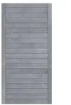 Sichtschutzzaun Neo geschlossen grau lasiert 89x179cm 1357
