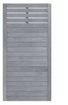 Sichtschutzzaun Neo mit Gitter grau lasiert 89x179cm 1348