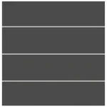 System Board XL Zaunfeld-Set schiefer 2800 178x180cm
