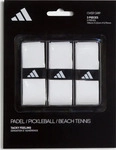 Adidas AC2BA1WH, Adidas Overgrip White 3-pack