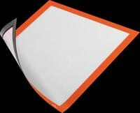 DURABLE 486909 - Info-Rahmen, A4, magnetisch, orange, 5 St&uuml;ck