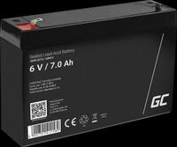 GC AGM12 7AH - Blei-Vlies-Akku, AGM, 6V, 7 Ah