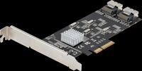ST 8P6G-PCIE - PCIe x4 > 8 x SATA III, 6Gb/s